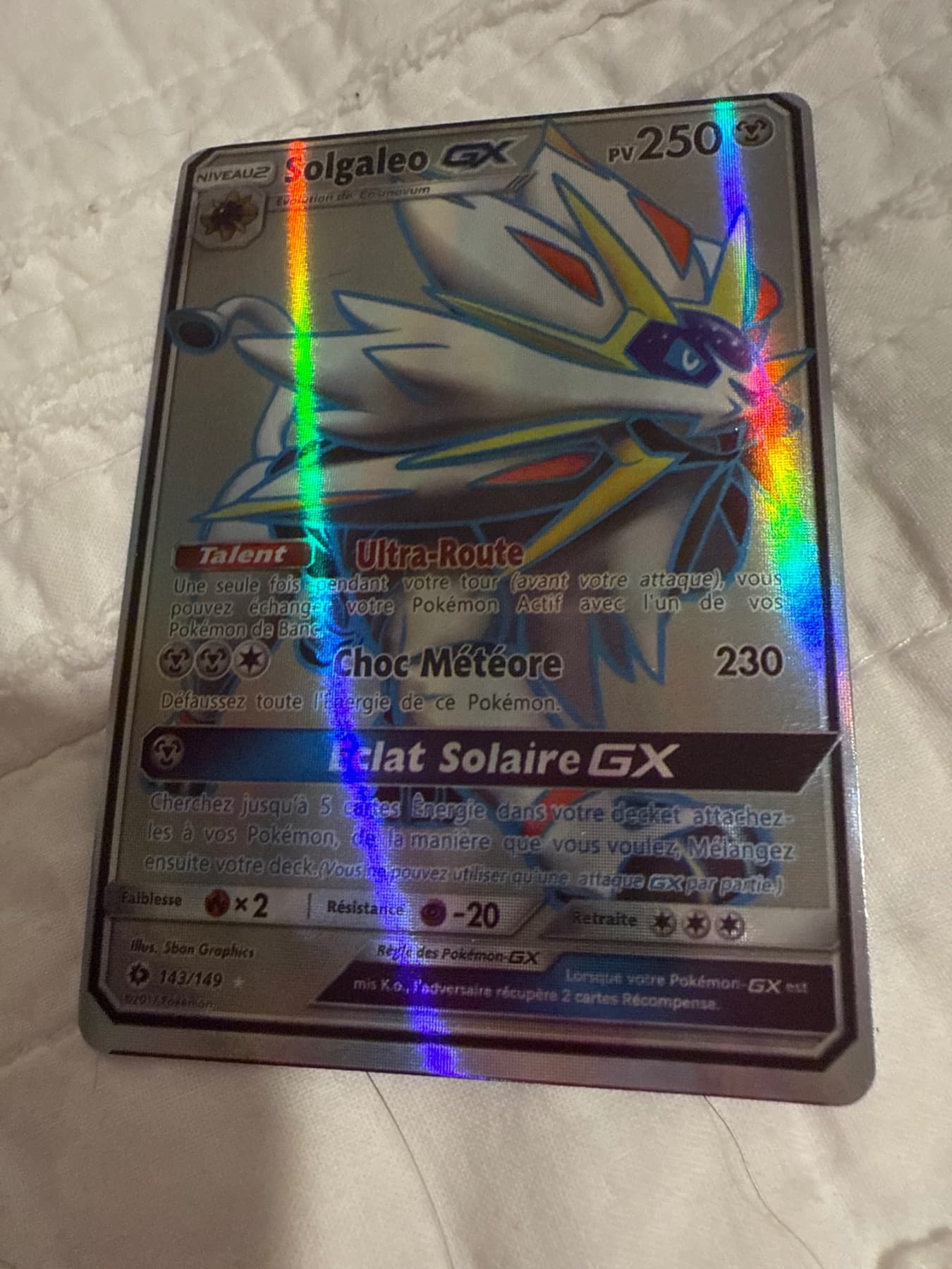 Solgaleo GX - Front