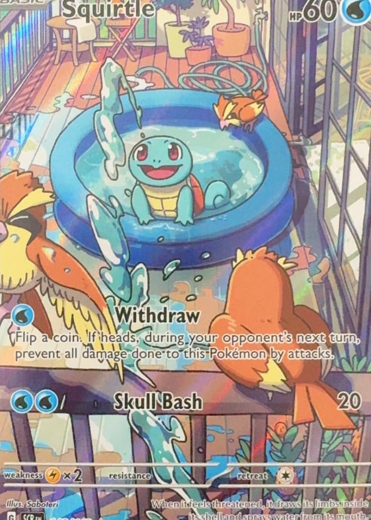 Squirtle - Grade 9 - Stellar Crown #148/142 | TCGrader Squirtle - Grade 9 - Stellar Crown #148/142 | TCGrader