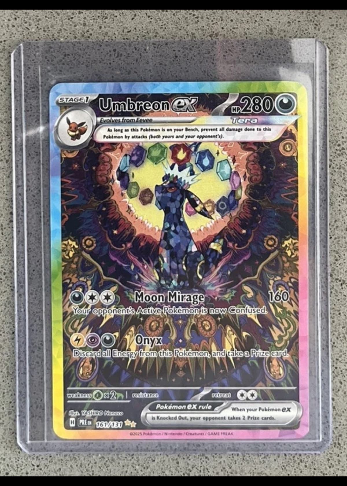 graded umbreon card V TG22/TG30 PSA Slab Extended Art Aluminum Case Pokemon Grad PukaSlab proof acrylic case and featuring a striking image of the captivating character Umbreon ex #60 Prices |