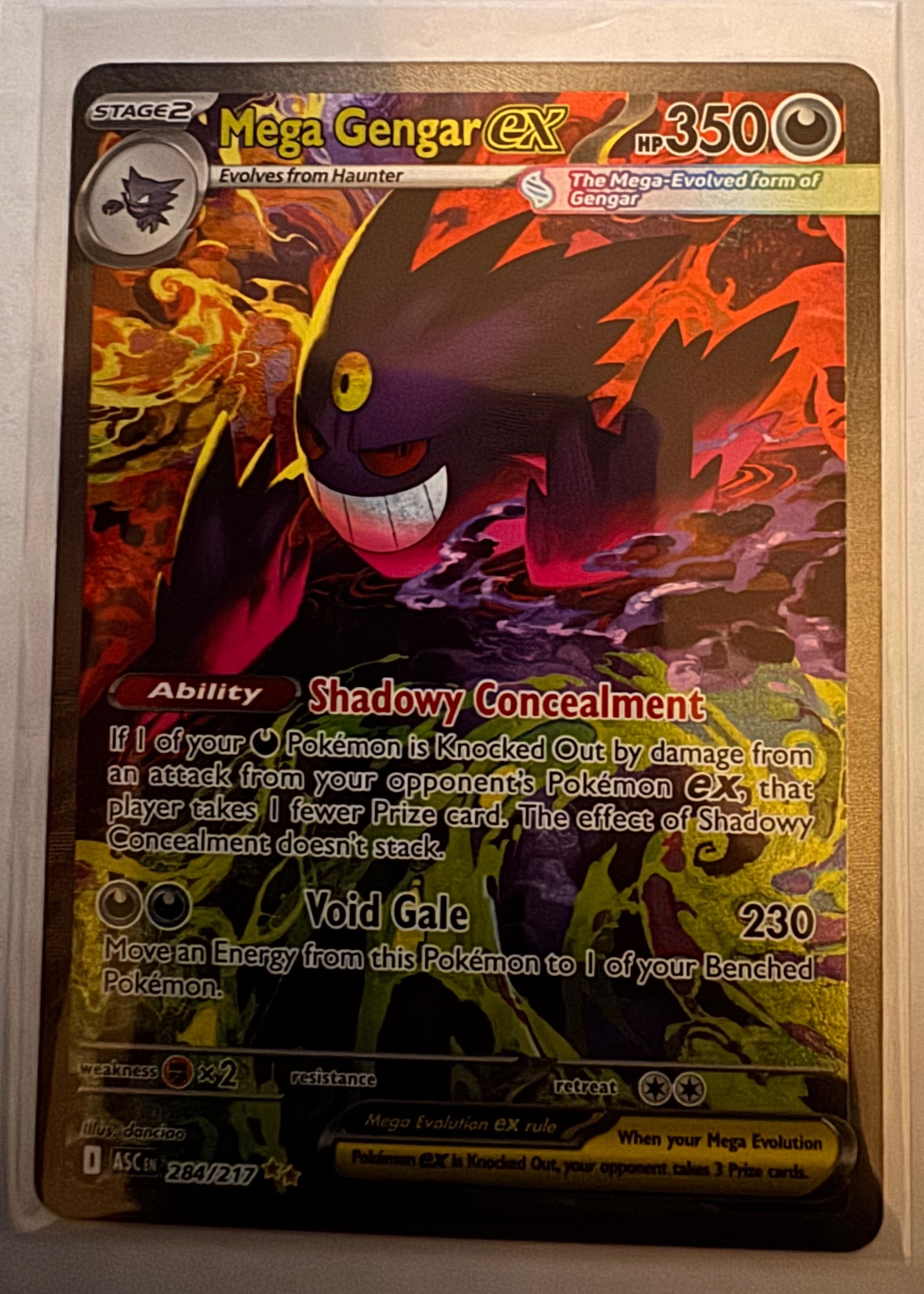 Mega Gengar ex - Grade 9 - Ascended Heroes #284/217 | TCGrader Mega Gengar ex - Grade 9 - Ascended Heroes #284/217 | TCGrader