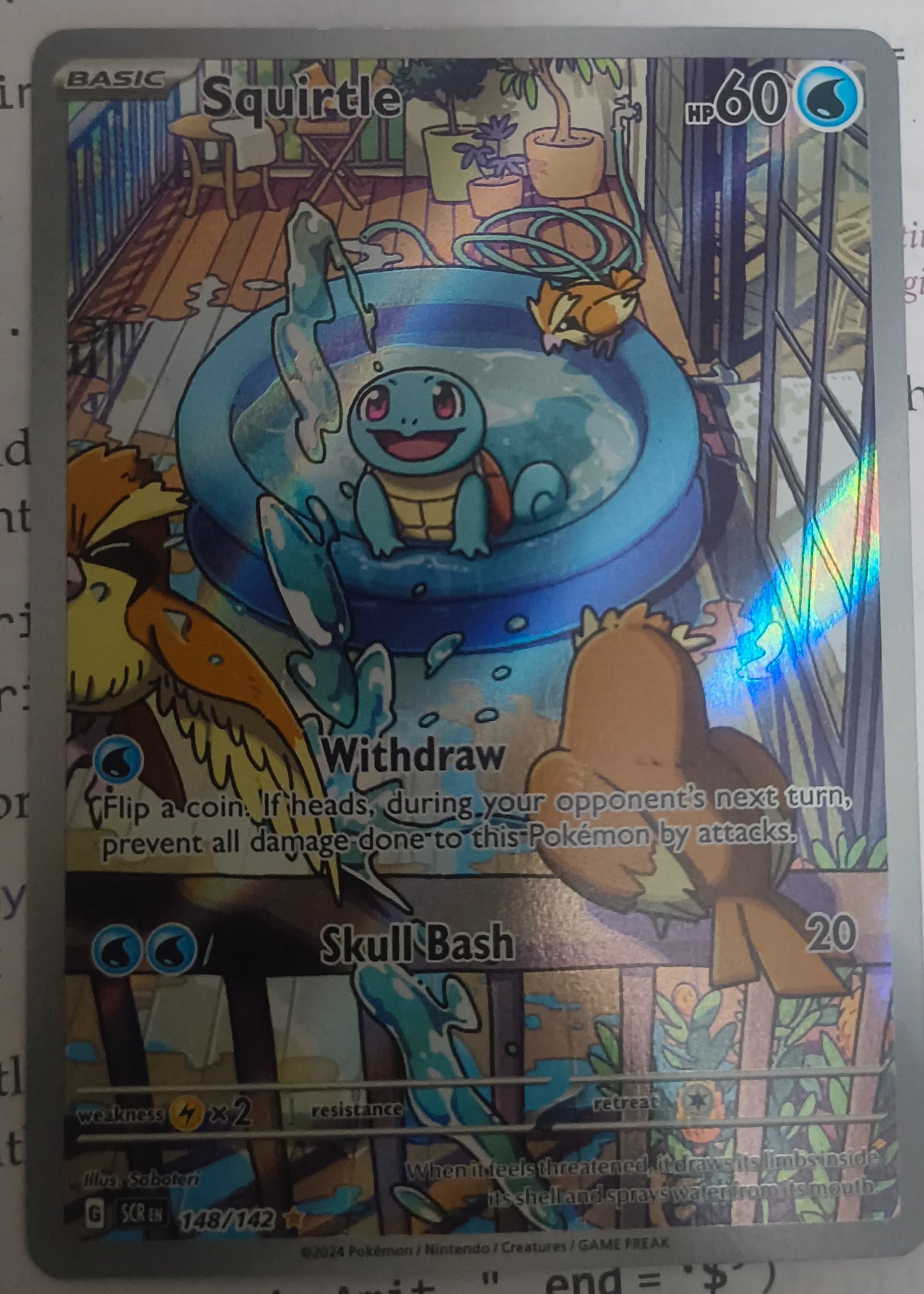 Squirtle - Grade 9 - Stellar Crown #148/142 | TCGrader Squirtle - Grade 9 - Stellar Crown #148/142 | TCGrader