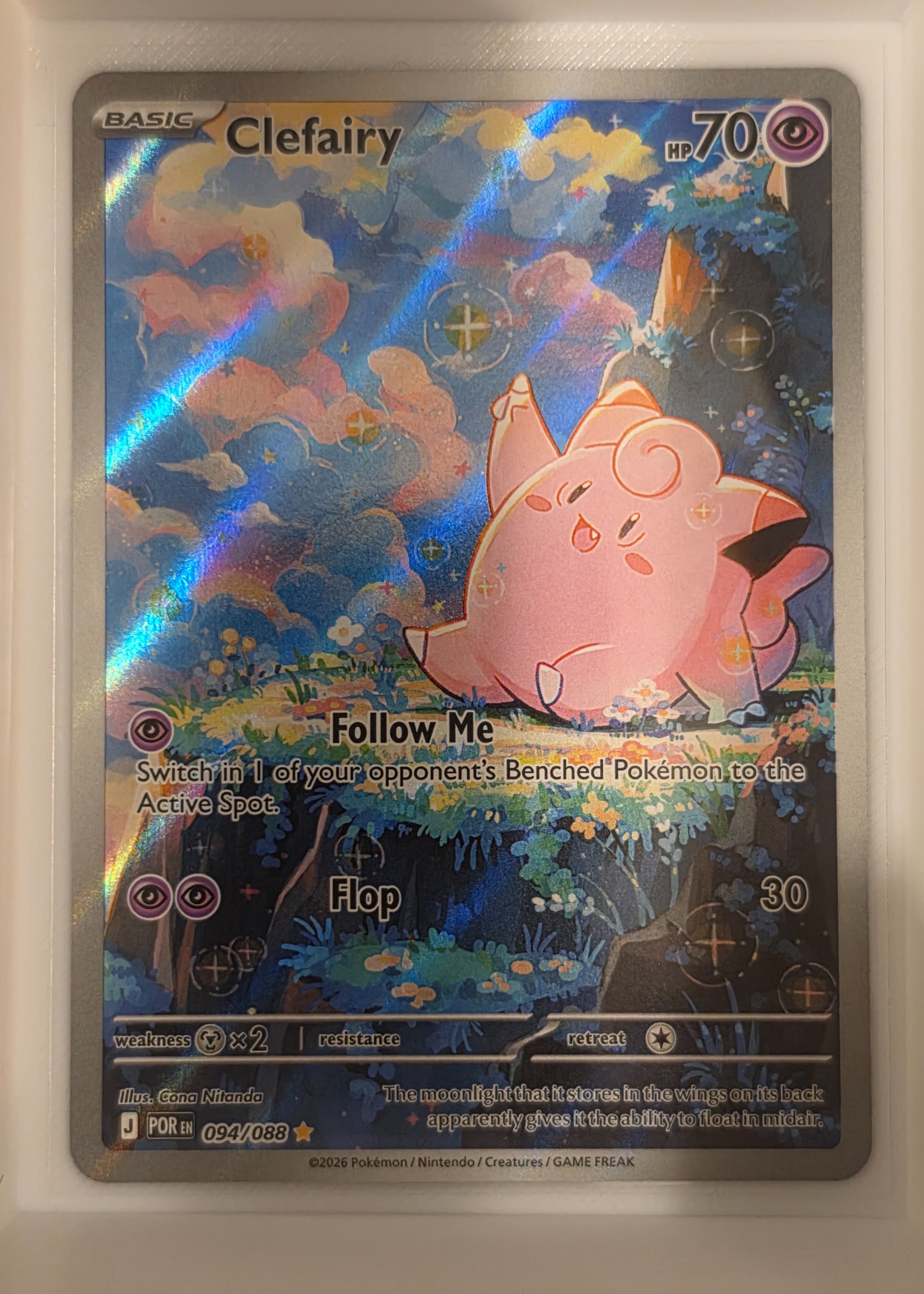 Clefairy - Grade 9 - Prismatic Evolutions #094/088 | TCGrader Clefairy - Grade 9 - Prismatic Evolutions #094/088 | TCGrader