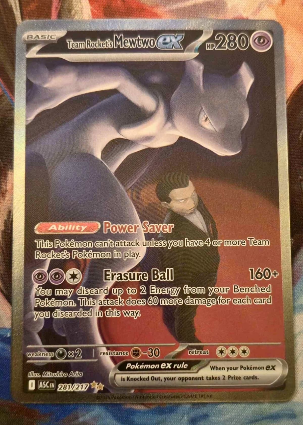 Team Rocket's Mewtwo ex - Grade 8.3 - Ascended Heroes #281/217 | TCGrader Team Rocket's Mewtwo ex - Grade 8.3 - Ascended Heroes #281/217 | TCGrader