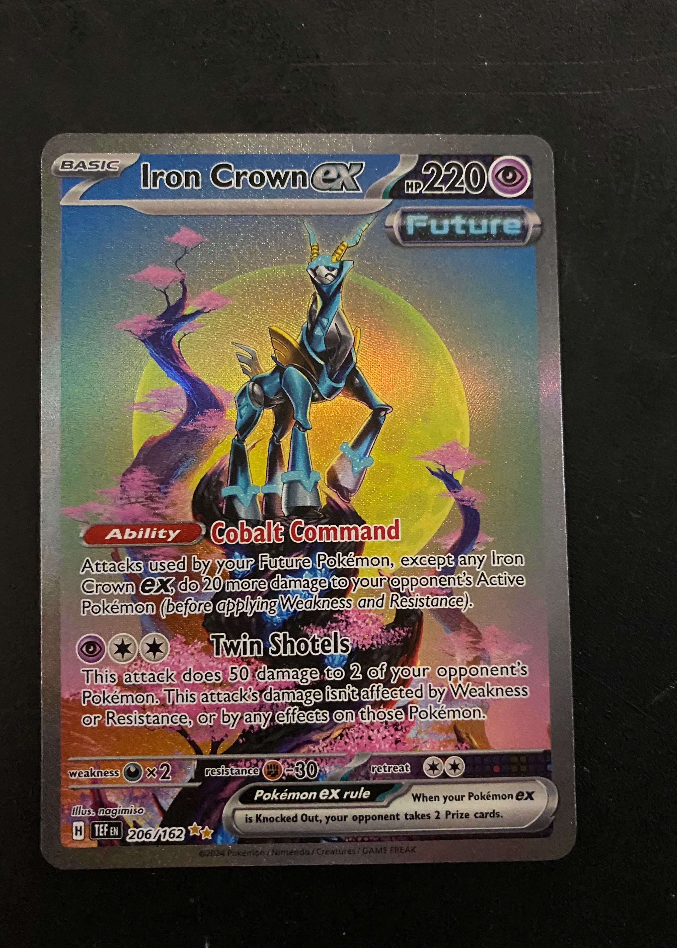 Iron Crown ex - Grade 8.5 - Temporal Forces #206/162 | TCGrader Iron Crown ex - Grade 8.5 - Temporal Forces #206/162 | TCGrader