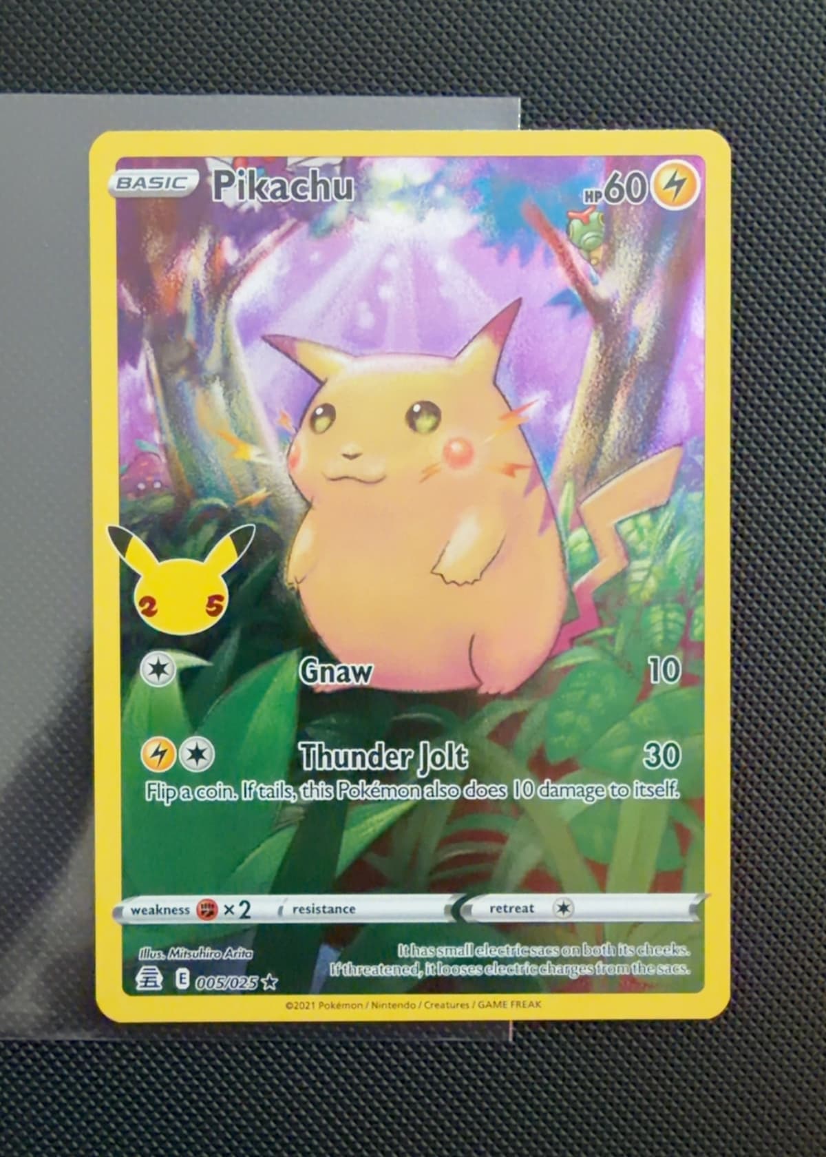 Pikachu - Grade 9.5 - Celebrations #005/025 | TCGrader Pikachu - Grade 9.5 - Celebrations #005/025 | TCGrader
