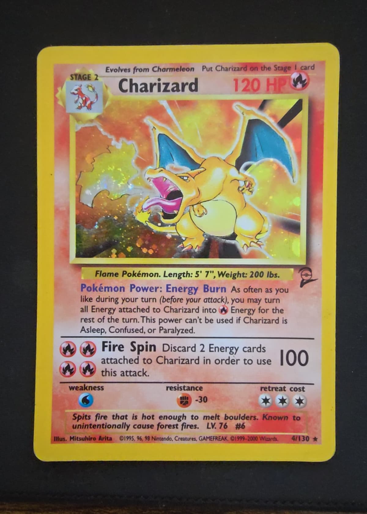 pokemon card charizard stage 2 stage 2 charizard pokemon card price Pokemon TCG Charizard 4/130 Base 2 LP/MP CakeHoarder Games