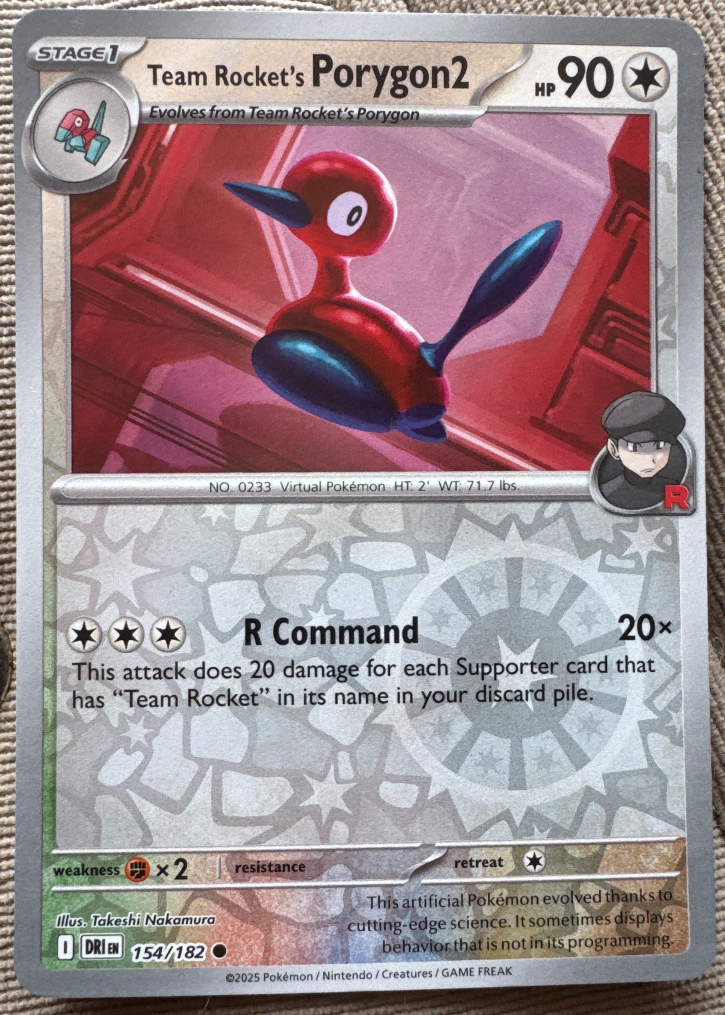 pokemon card porygon2 Porygon2