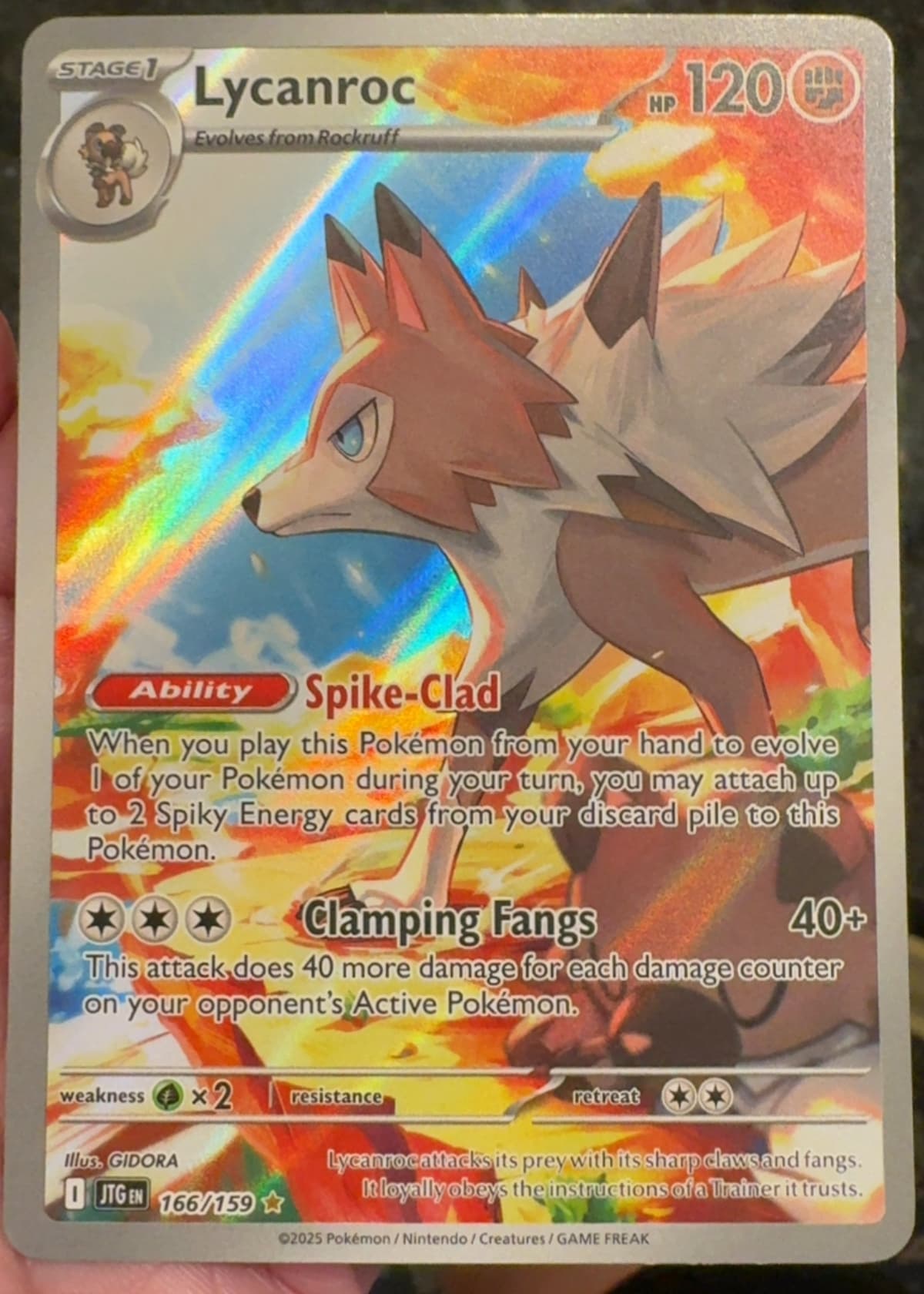 lycanroc pokemon card AHIUFHAEWIUGHEIRH I LOVE Heccing hecc I love Lycanroc. It's just... such a beautiful Pokemon, i... Lycanroc GX (March CaC) Colorless Retreat Cost Lycanroc ex (Extradimensional Crisis #33/103,