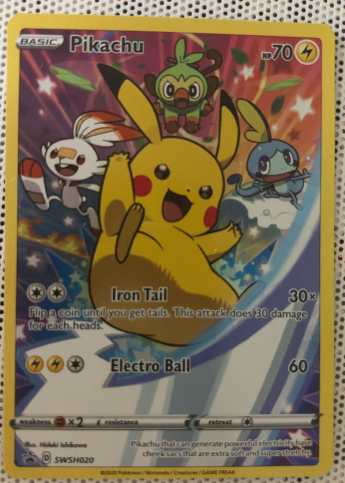 pikachu pokemon card iron tail Pokmon Ex XY124 Grail Collectibles AZ the trusted official grading guarantees its condition Pokemon Pikachu 28/73 Shining Legends