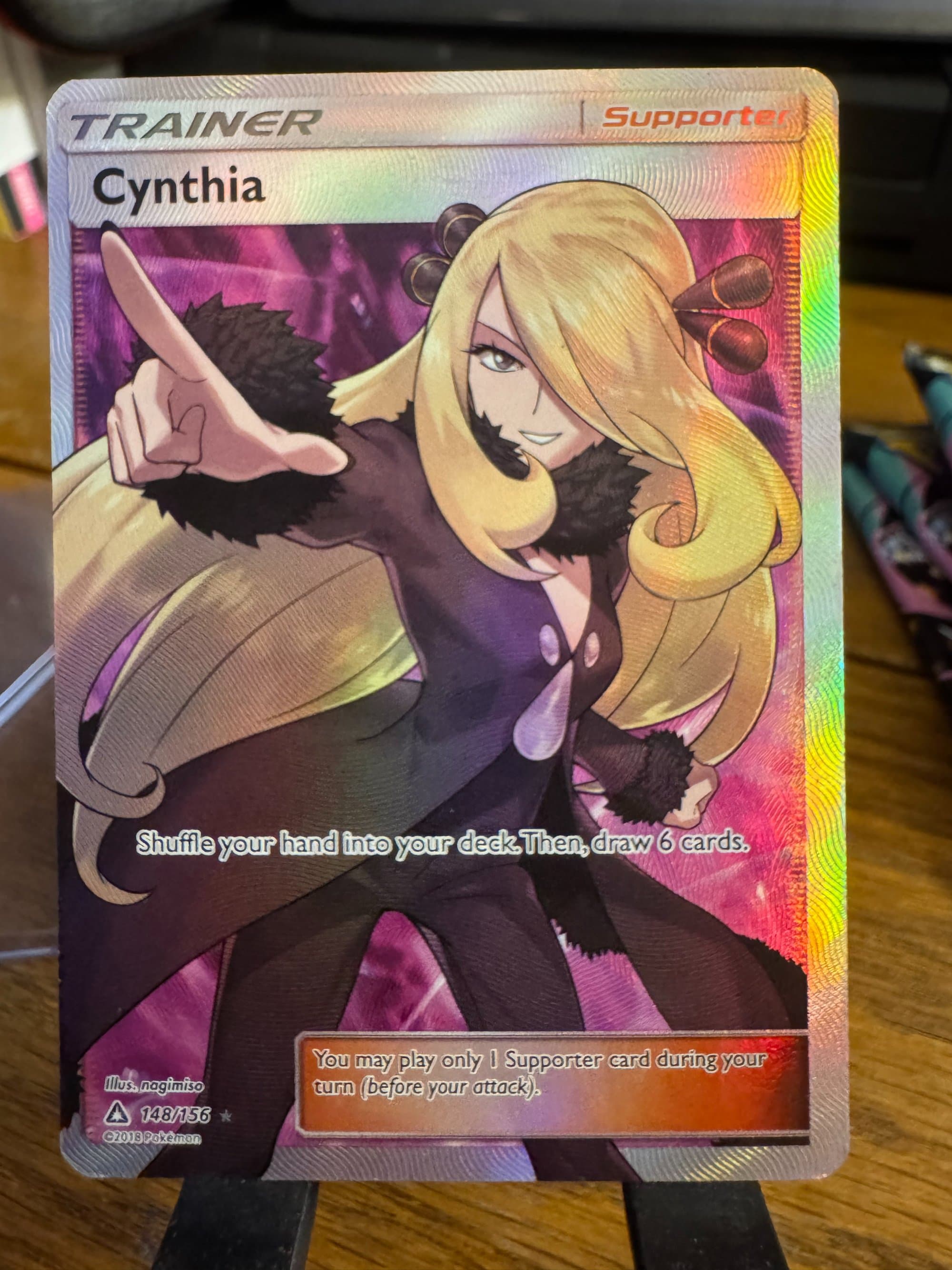 pokemon card cynthia full art PSA 10 Cynthia 202 SR Full Art Trainer Chinese Pokemon Card Dreams Come True