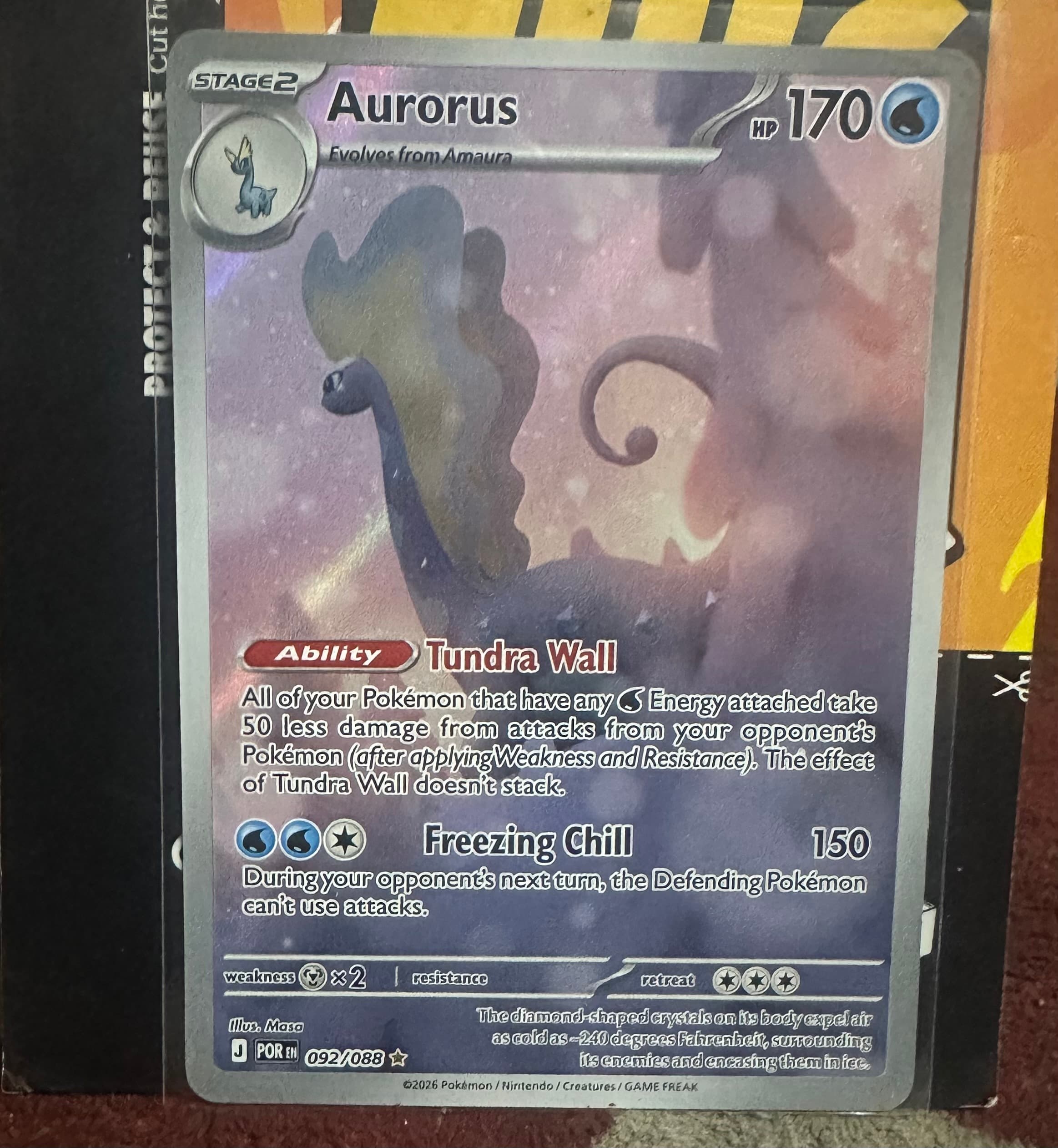 aurorus pokemon cards Pokmon TCG: Aurorus-EX Box Water Crystal Breath (160) This Pokmon cant attack during your next turn. aurorus pokemon cards Aurorus 28/131