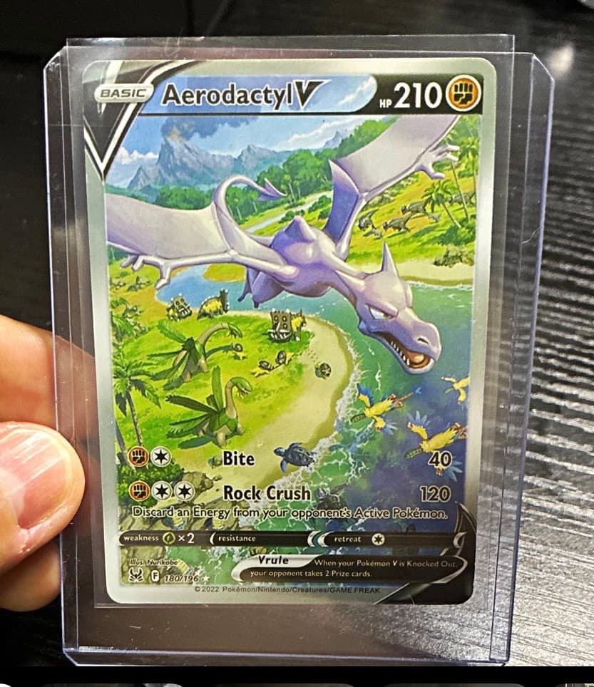 aerodactyl v pokemon card value (Full Art) 179/196 Price 2026 179/196 / Ultra Rare Card Type / HP / Stage Aerodactyl V (Alternate Full Art)
