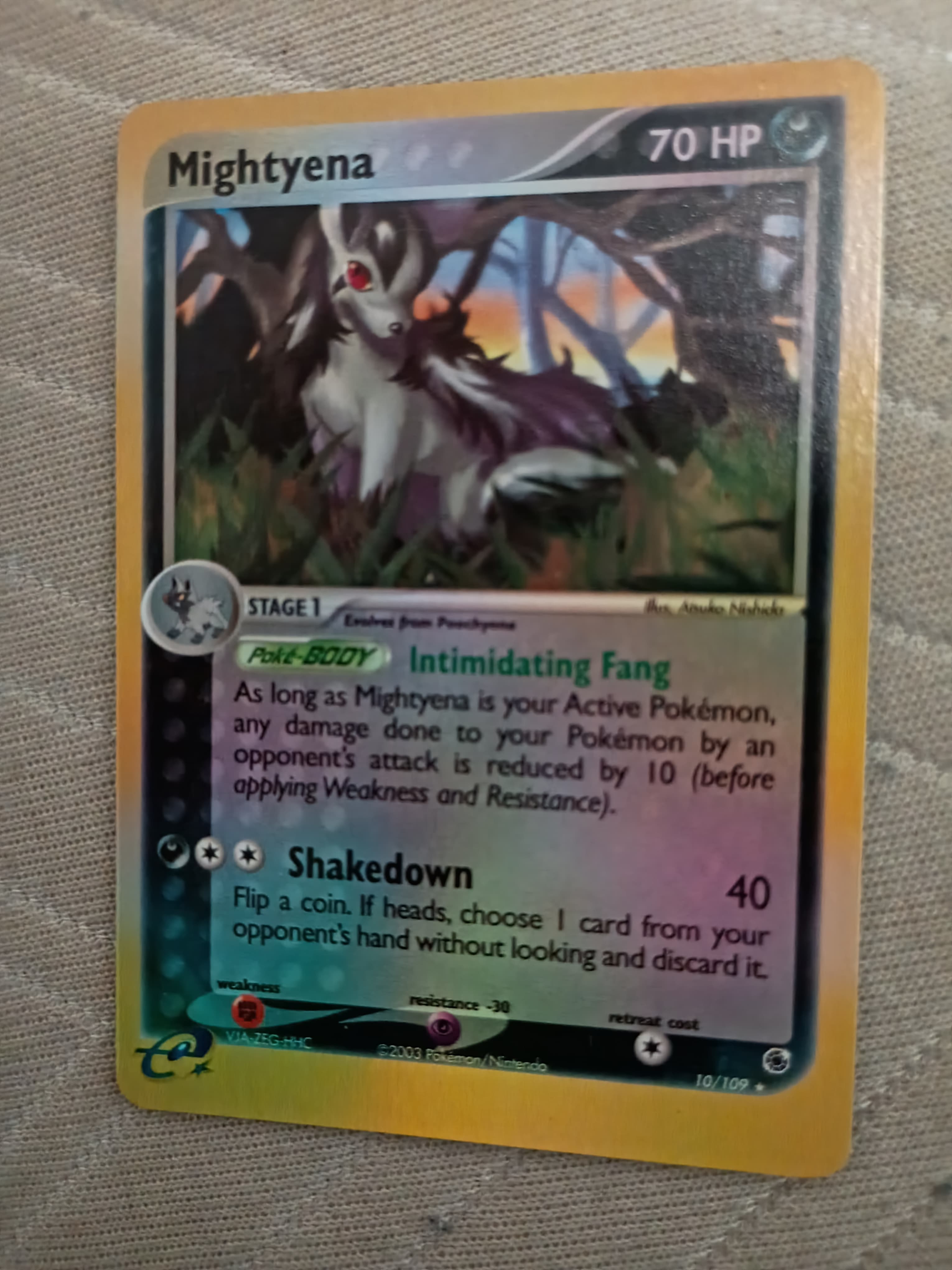 mightyena pokemon card value Amazon.com: Pokemon - Mightyena (54/119) - XY Phantom Forces